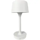 Dyberg Larsen Lampe de Table , FLOW, dimmable, Blanc, Salon / séjour, Métal, Scandinave