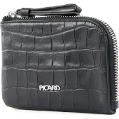 PICARD Cuir porte-monnaie Dundee 1 Zip Around Wallet Ozean bleu