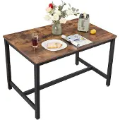 Vasagle Table Miles 120x75 industrial - marron/noir