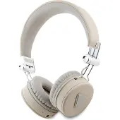 GUESS Casque Intra-Auriculaire Bluetooth Enc Gubh70Pgtspse Beige/Beige Grainé Classique Forme Ronde