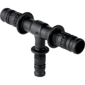 Geberit Raccord en T GE Mepla, réduit, PVDF, 90 degrés, d63 x 32 x 63 mm, 1 pièce.