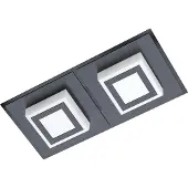Eglo LED plafonnier Masiano 1 2 lumières noir