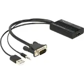 DeLOCK Convertisseur VGA vers HDMI - 1080P