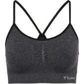 Hummel Soutien-gorge de sport gris clair / noir