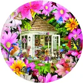 Sunsout Puzzle Garden Shed in Flower - 500 pièces carton