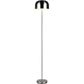 TRIO Lampadaire LED, variateur tactile, batterie, USB, nickel mat, H 147 cm