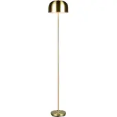 REALITY IMPORT Lampadaire LED, variateur tactile, batterie, USB, laiton, H 147 cm