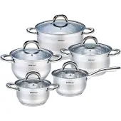 KINGHOFF pots en argent 10 pieces KH1096