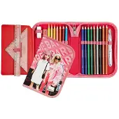 Undercover Trousse à crayons remplie Trousse d'écolier complète avec des crayons de haute qualité
