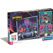 Clementoni 3x48 pcs Puzzles Enfants Batwheels