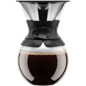 Bodum Cafetière Pour Over 1l Noire Extraction Manuelle Saveur Intense -