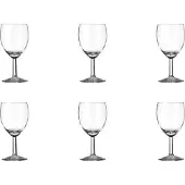 Royal Leerdam 6 x verres à vin, verres à vin blanc, verre, transparent, 20cl