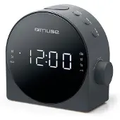 Muse M-185cr Clock Radio Argenté One Size / EU Plug 220V