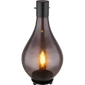 Globo Lighting |Lampe de table métal noir mat, 1x E14