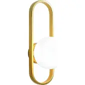 Toolight Applique Murale APP1756-1W Brush Gold White
