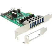 DeLOCK PCI Expr Card 6x USB3.0 ext + 1x USB3.0 int +LowPro