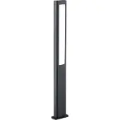 TRIO Lampadaire LED d'extérieur - blanc - acrylique - plastique - 2 flammes - H 100 cm - pour l'extérieur