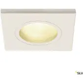 SLV Dolix Out luminaire encastré IP65 GU10 230V blanc rectangulaire