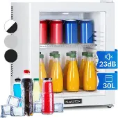Klarstein Brooklyn 32 Mini-réfrigérateur porte vitrée compartiments LED