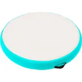 vidaXL Tapis de gymnastique gonflable avec pompe 100x100x15 cm PVC vert