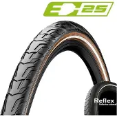 Continental 37-622 RIDE City, E-25, fil, Reflex noir/marron