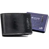 Buffalo Wild | Petit porte-monnaie en cuir, pour hommes, sans fermeture
