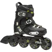 FILA Kids, Patins enfants NRK Junior (Black/Lime) Taille réglable S (28-31)