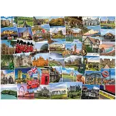 Eurographics World Traveler Puzzle - Grande-Bretagne 1000 pièces
