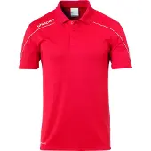 Uhlsport Stream 22 Short Sleeve Polo Rouge 13-14 Years Garçon