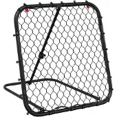 vidaXL Football Rebounder Réglable Noir 84x73x60-80 cm Acier