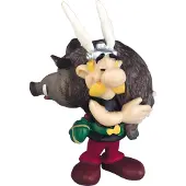 Plastoy Figurine d'Astérix, Plastique, Avec Sanglier Sur Le Dos