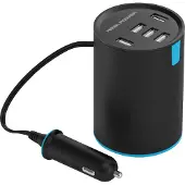 Ultron Realpower Tube 5 - Adaptateur d'alimentation pour voiture - 10 A - 5 connecteurs de sortie (USB)