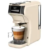HiBREW 5 In 1 H1b Capsules Coffee Maker Beige One Size / EU Plug 220V
