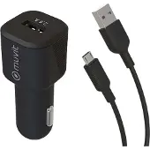 Muvit Usb Charger+micro Usb Cable 1.2 M 2.4a 2.4a 12w Noir One Size / EU Plug 220V
