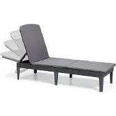 Keter Jaipur Bain de soleil Day Bed avec coussins 58 x 187 x 29 cm