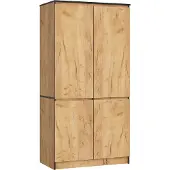 Akord Armoire 4 Portes Chêne Craft 90X51X180
