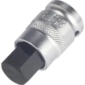 SW-Stahl 05110L Douille à six pans creux 1/2 pouce, 19 x 53 mm