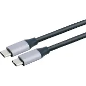 Grundig Câble USBC 1,5M - Câble de charge USB-C vers USB-C - Câble de charge rapide 240W - Transfert de données à haute vitesse avec 10 Gbit/s - Noir/Gris