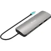 I-Tec i-tec USB-C Metal Nano 2x Display Docking Station + Power Delivery 100 W