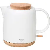 Adler Ad 1304 1l 1200w Kettle Blanc One Size / EU Plug 220V