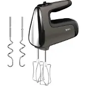 Tefal Mixeur à main HT650E Power Mix Silence 600 watts noir/gris foncé