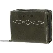 Chiemsee Cuir porte-monnaie Leather Wallet Green vert foncé