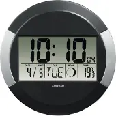 Hama Ischia Wall Clock Noir