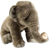 Wild republic Peluche Éléphant d'Asie , Jouet en Peluche, Cadeaux pour Enfants, Cuddlekins 30 cm