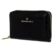 Bodenschatz porte-monnaie Zip Around Wallet Black noir