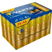 Varta 4106301134 Piles alcalines Longlife, Mignon AA, 24 pièces