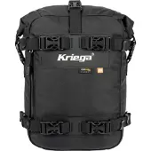Kriega US-10 Drypack, sac arrière étanche ,Noir ,10 l