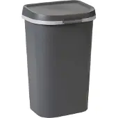 Allibert Poubelle Plat 50 L. 39.9 X 31.7 X H62.4 Cm Anthracite - Mistral - Curver