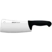 Arcos Macheta couleur - Prof 296725 en acier inoxydable Nitrum et polypropylène mangue noir ergonomique avec lame de 20 cm et corps de 4 mm d'épaisseur.