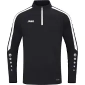 Jako Top ziptop Power pour enfants, Couleur:noir, Taille:128